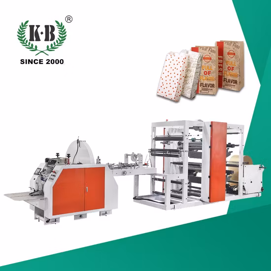High Xinke informatisé emballé dans du dessin animé en bois et un film plastique formant la machine de fabrication de sacs en papier à pain