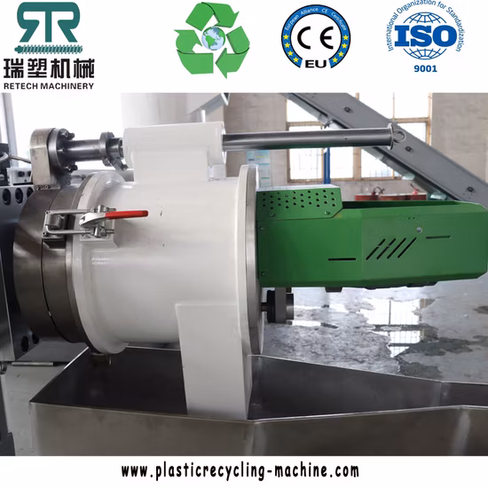 Plastique PE/PP/HDPE/LDPE/LLDPE/BOPP Film/sac/sac tissé/non tissé/fibre/ligne de granulation/recyclage par agglomération/machine de pelletisation compacte