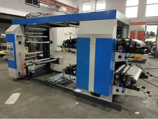 Film plastique 6 couleurs/sac en papier/non-tissé/machine d'impression flexographique flexographique tissée